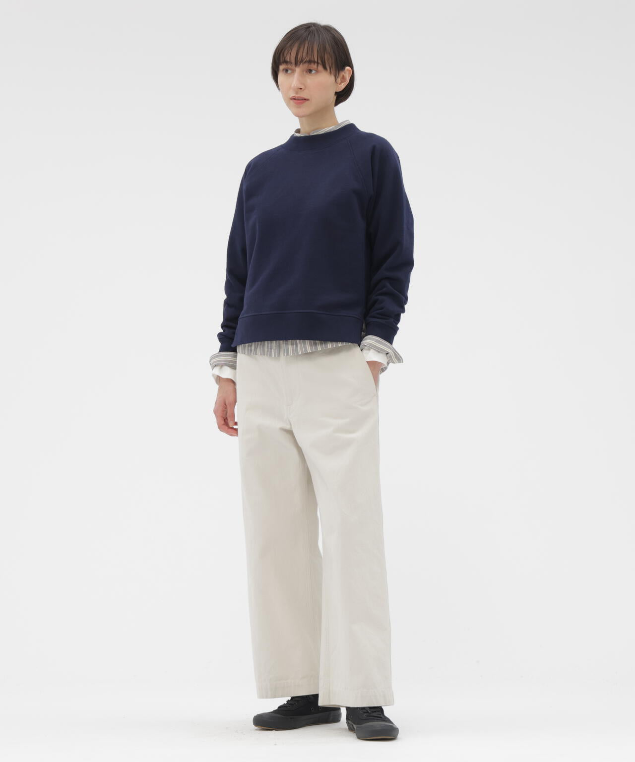 SOFT COTTON LOOPBACK TOP