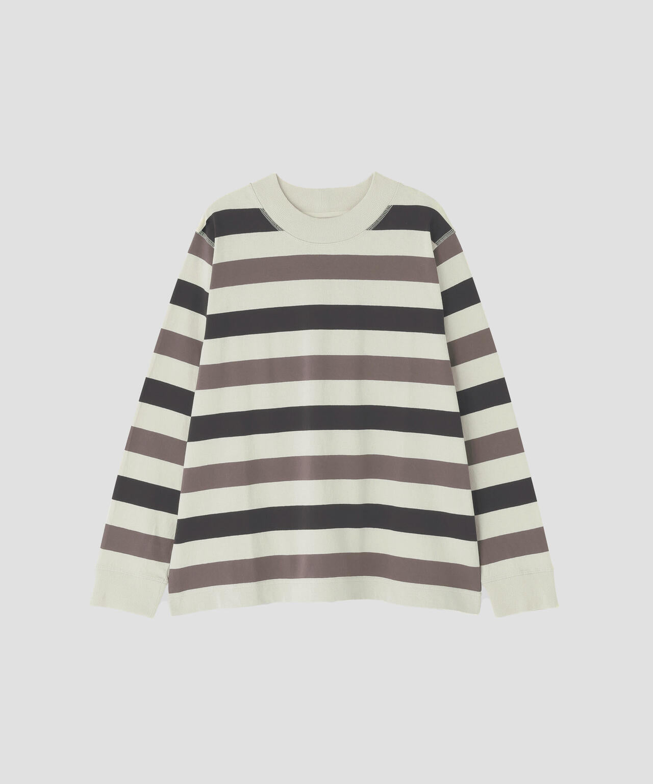 THREE COLOUR BLOCK STRIPE TOP