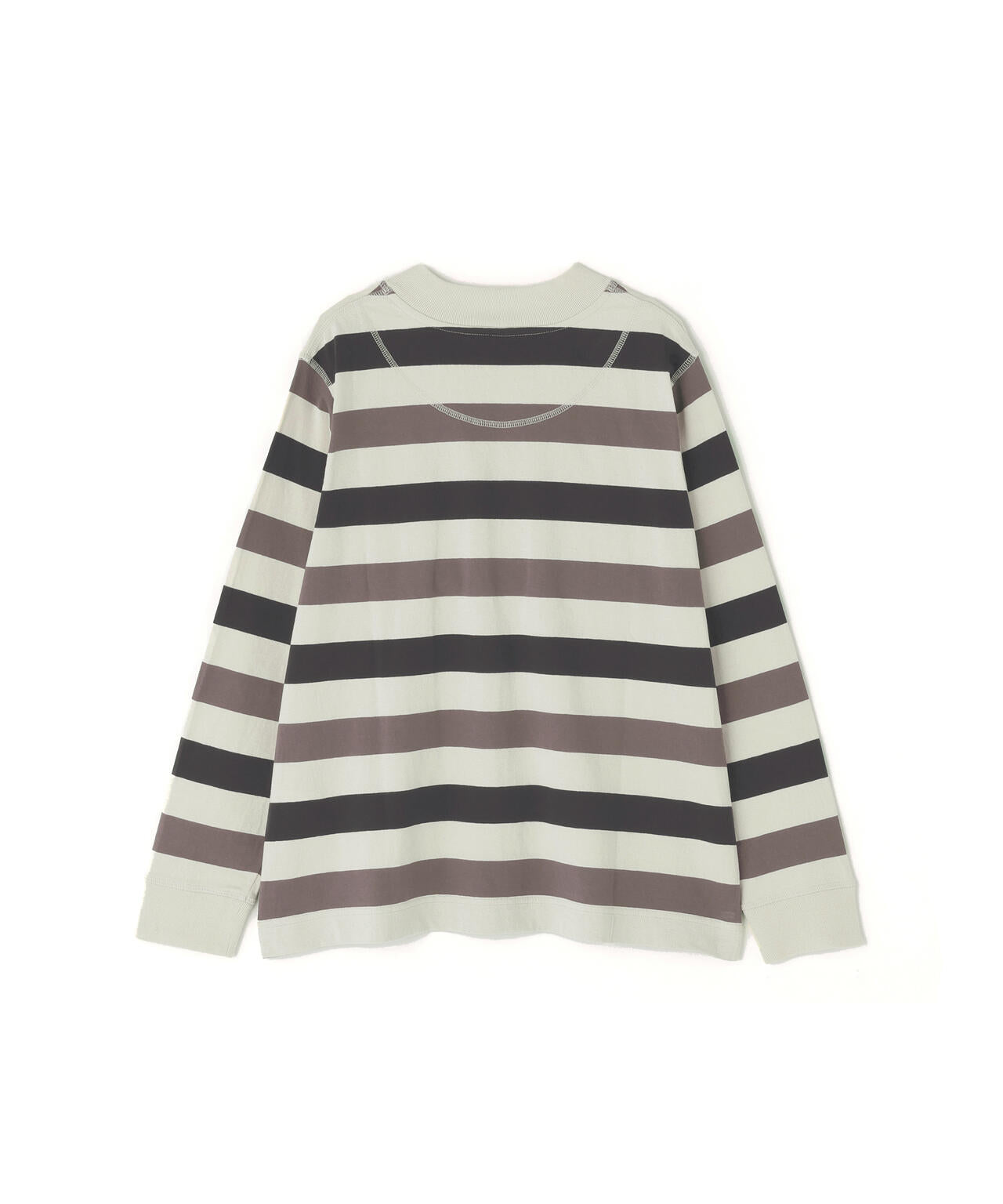 THREE COLOUR BLOCK STRIPE TOP