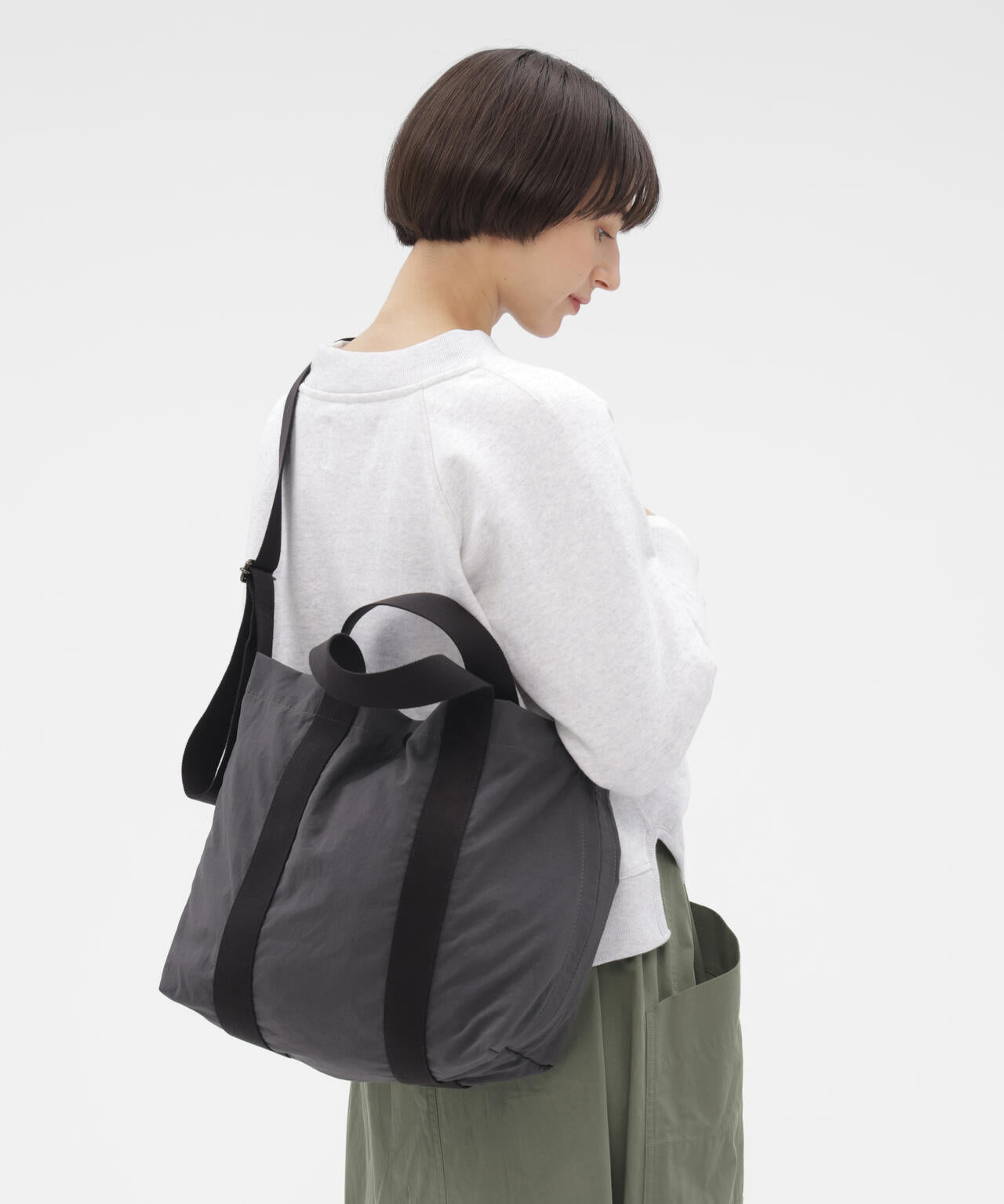 WORN NYLON CANVAS