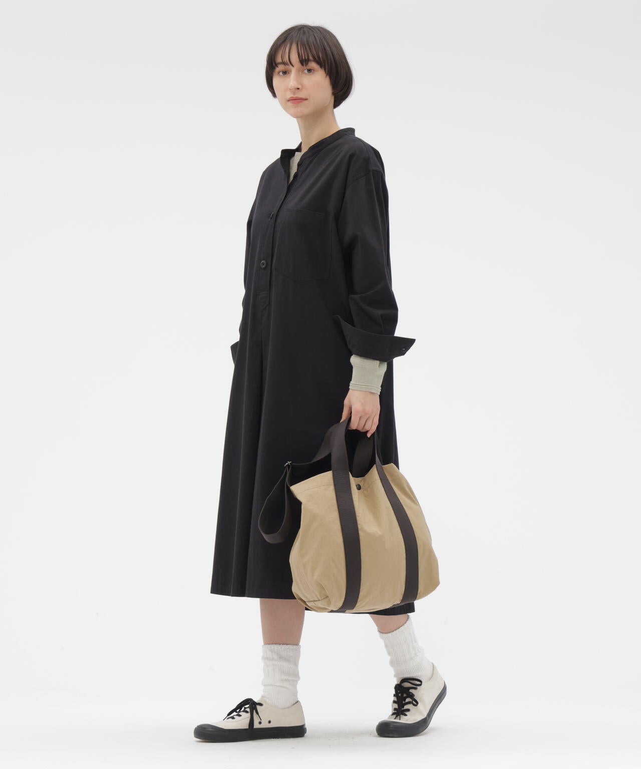 WORN NYLON CANVAS