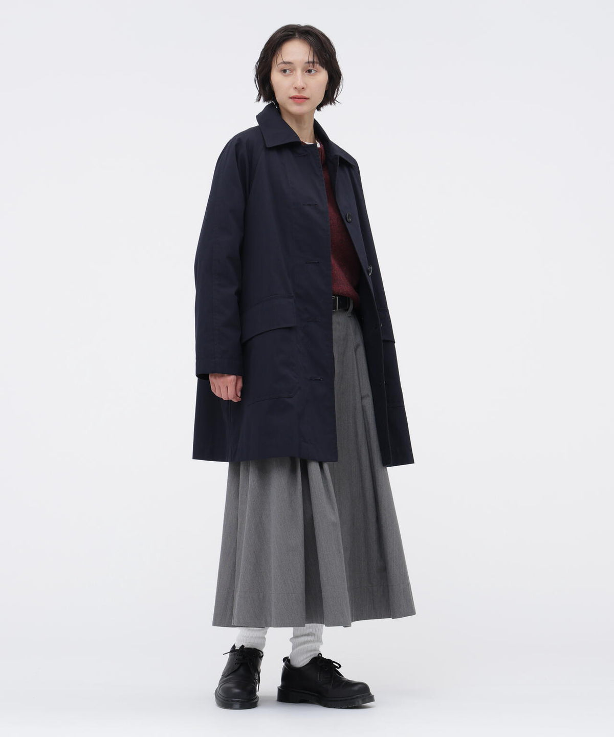 DRY COTTON NYLON OXFORD COAT