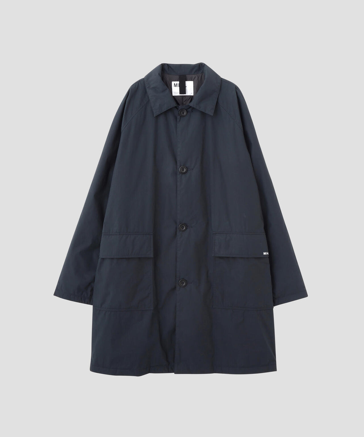 COTTON NYLON POPLIN COAT