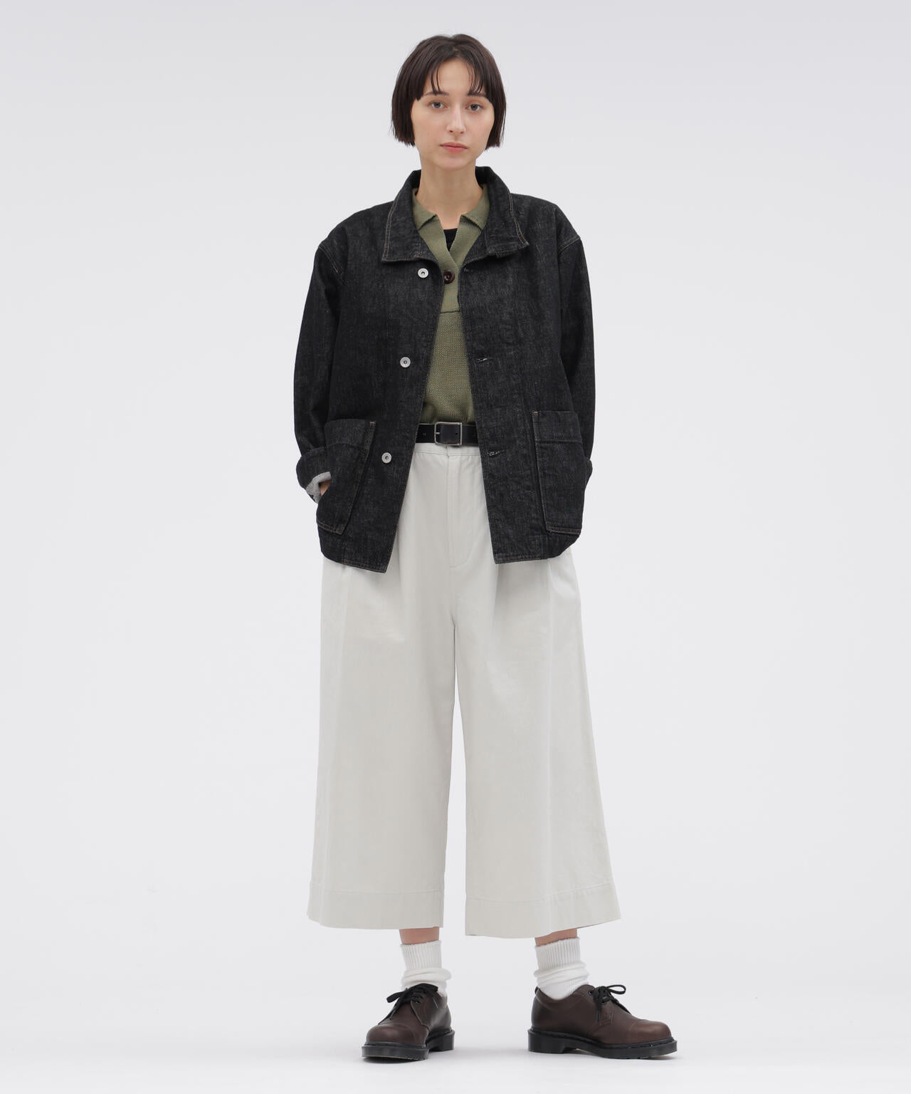 CANTON BLACK DENIM BLOUSON