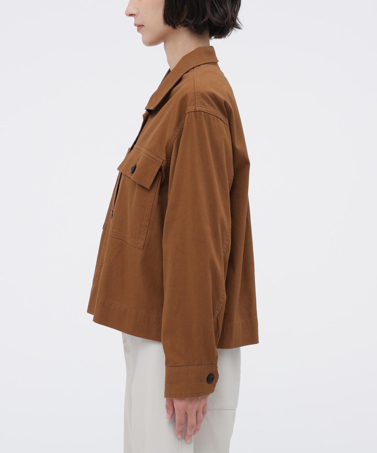 COTTON NYLON TWILL BLOUSON