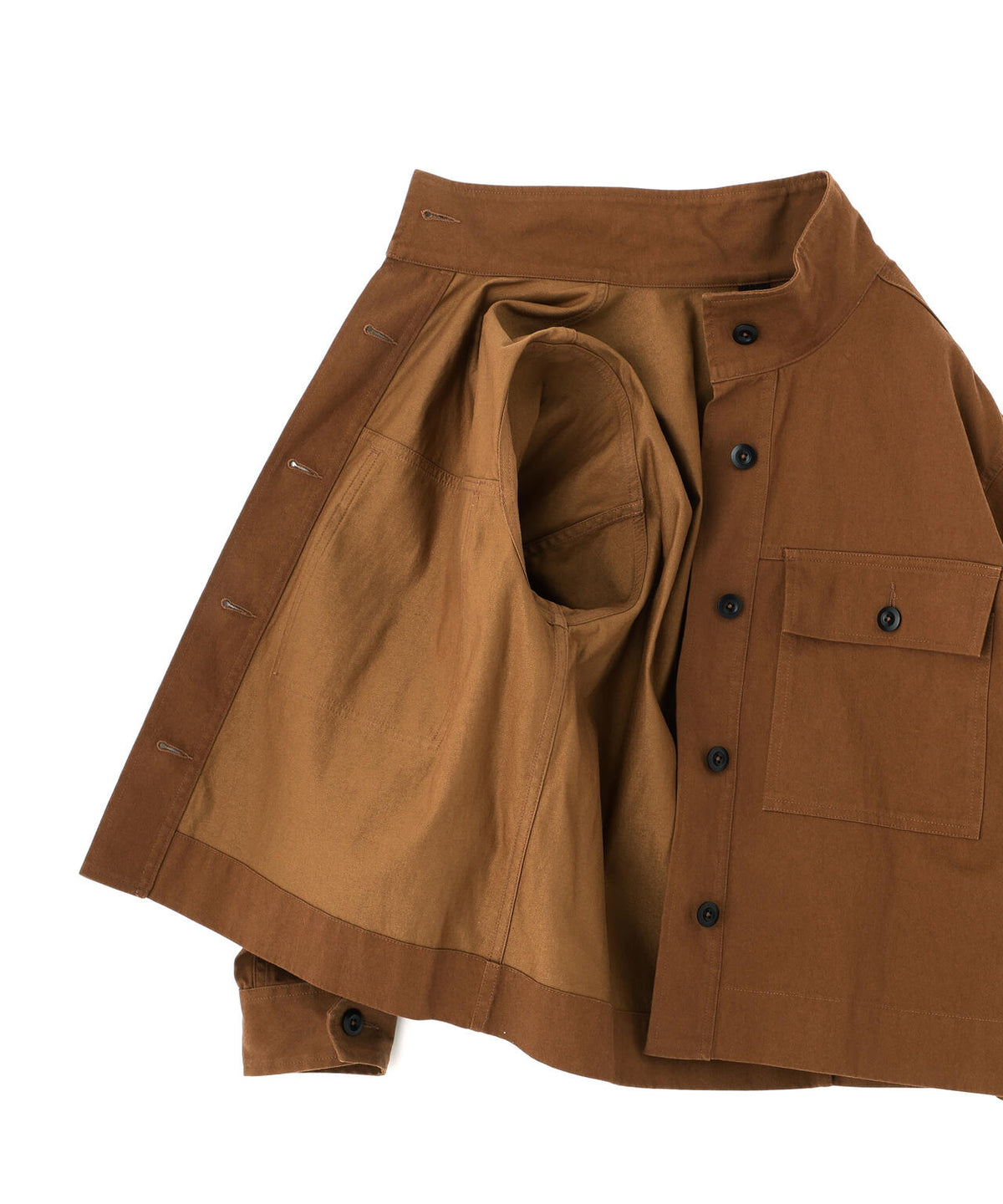 COTTON NYLON TWILL BLOUSON