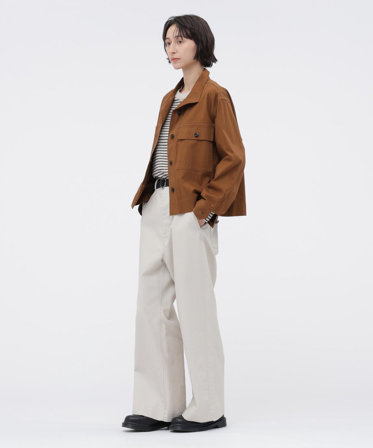 COTTON NYLON TWILL BLOUSON