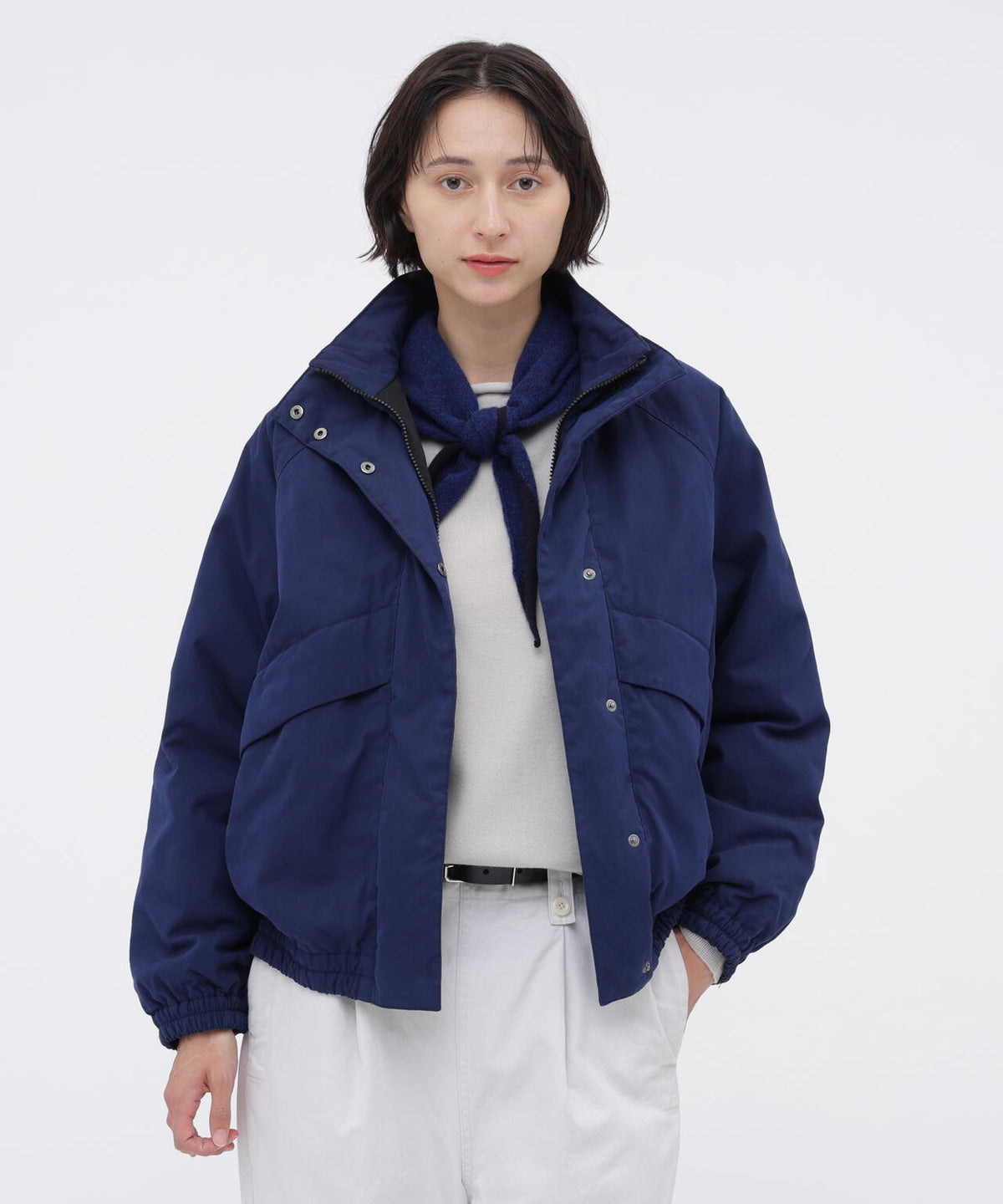 LIGHTWEIGHT COTTON NYLON CANVAS BLOUSON