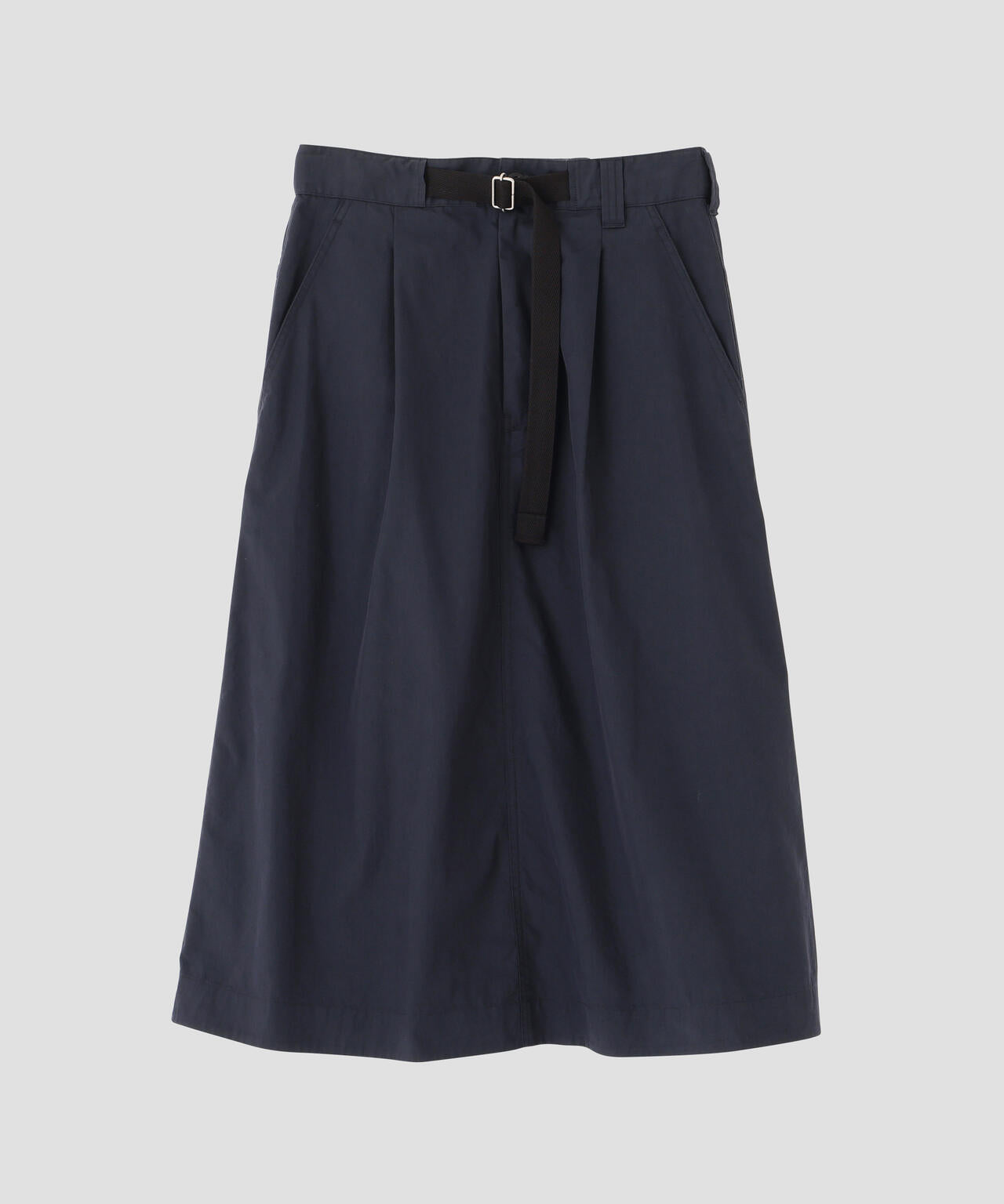 WASHED COTTON NYLON SKIRT