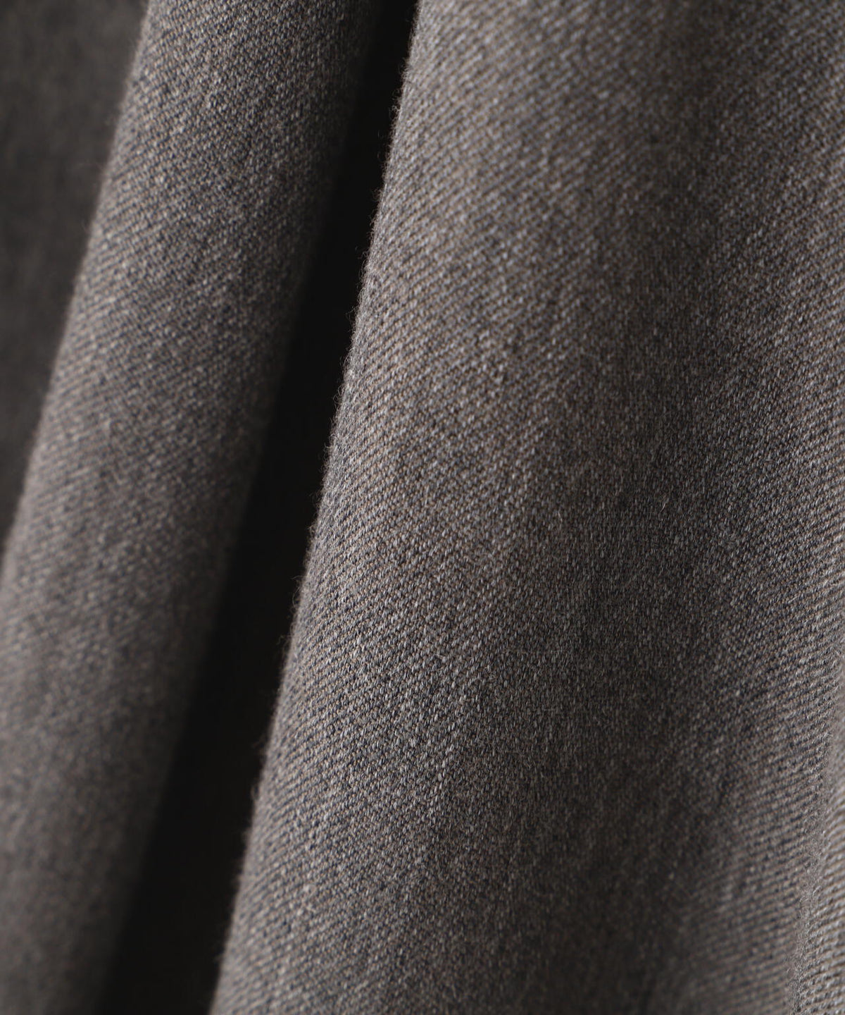 WOOL COTTON TWILL SKIRT