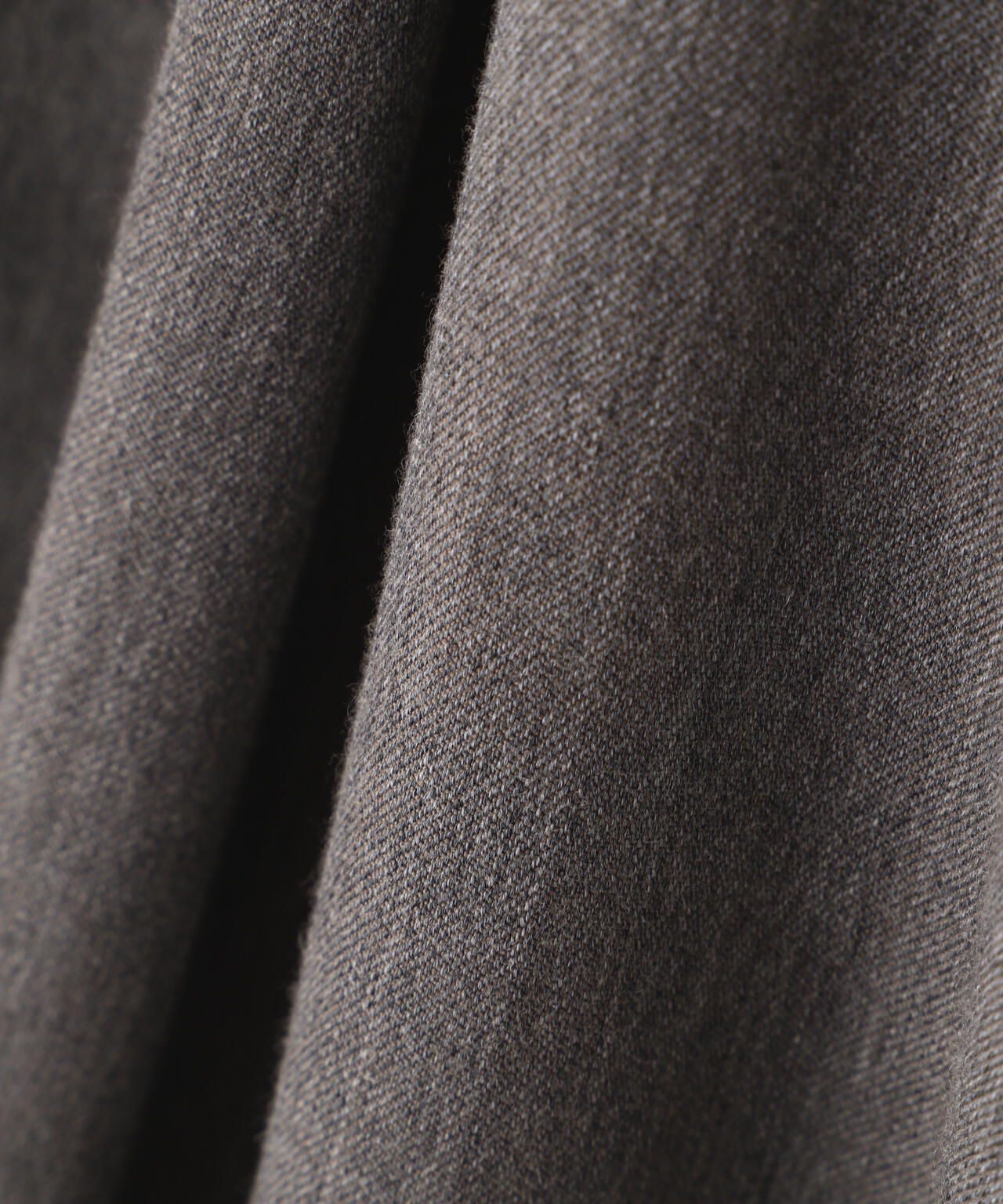 WOOL COTTON TWILL SKIRT