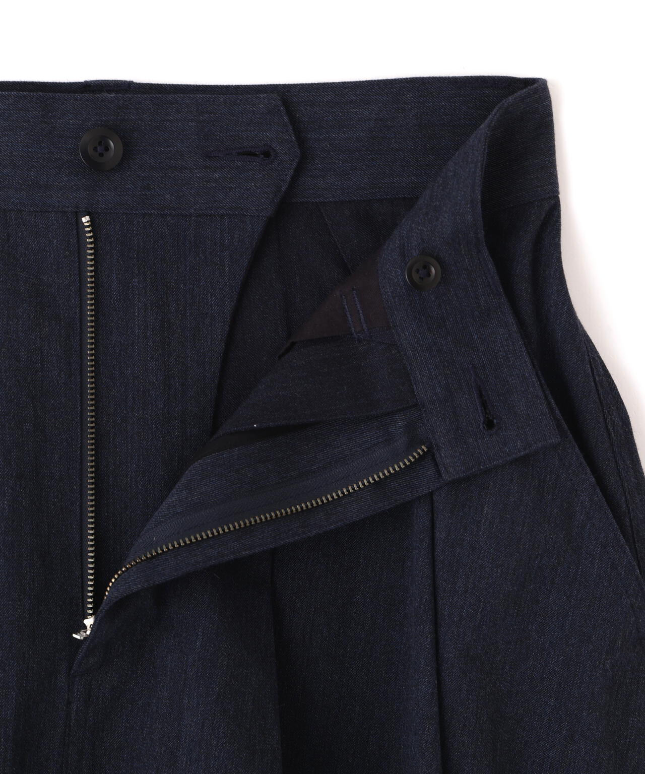 WOOL COTTON TWILL SKIRT