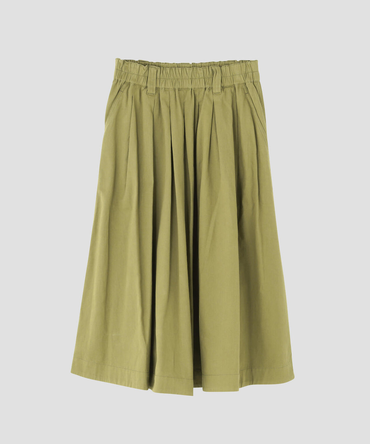 FINE COTTON CHINO TWILL SKIRT