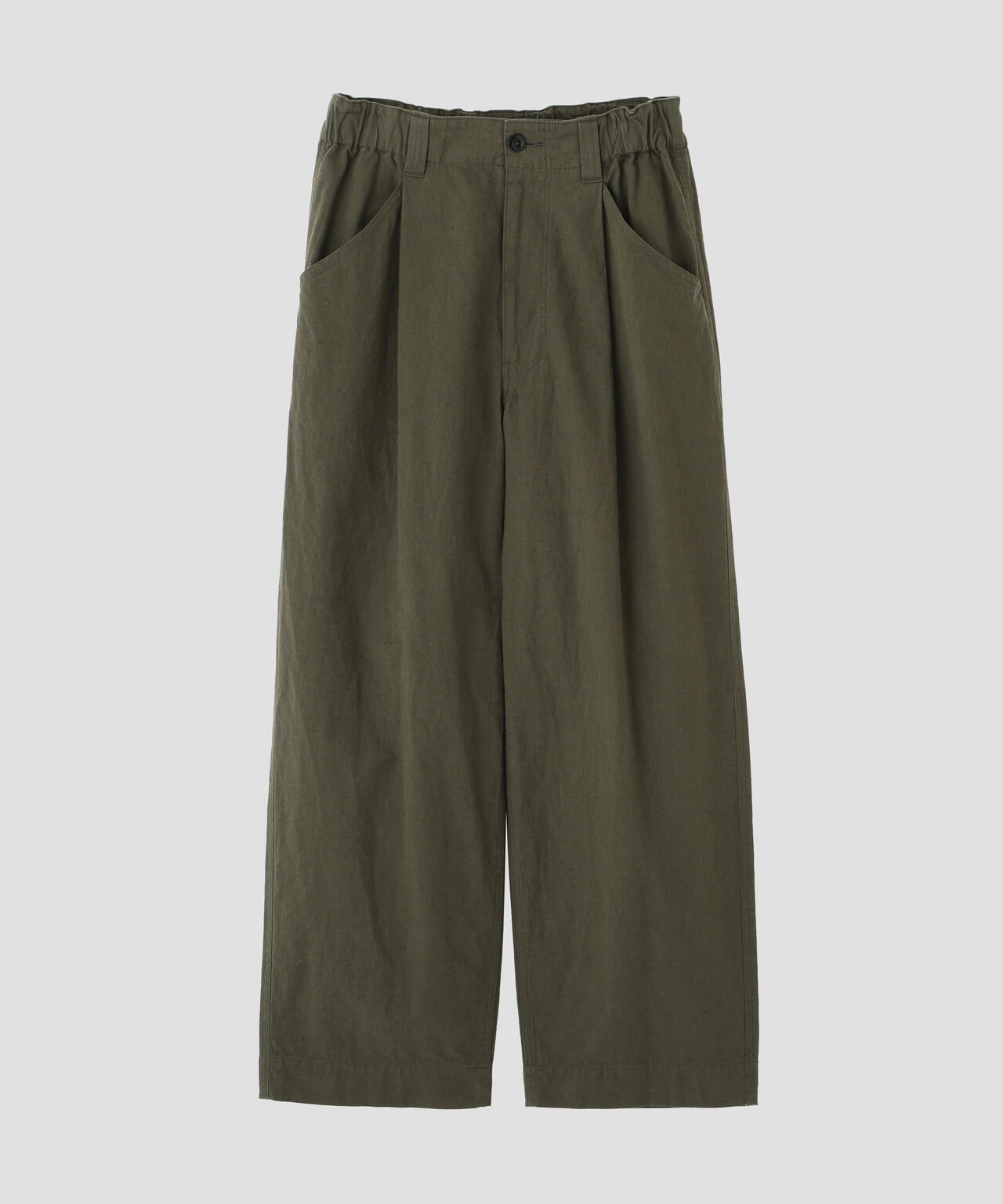 COTTON LINEN TINY RIPSTOP TROUSERS