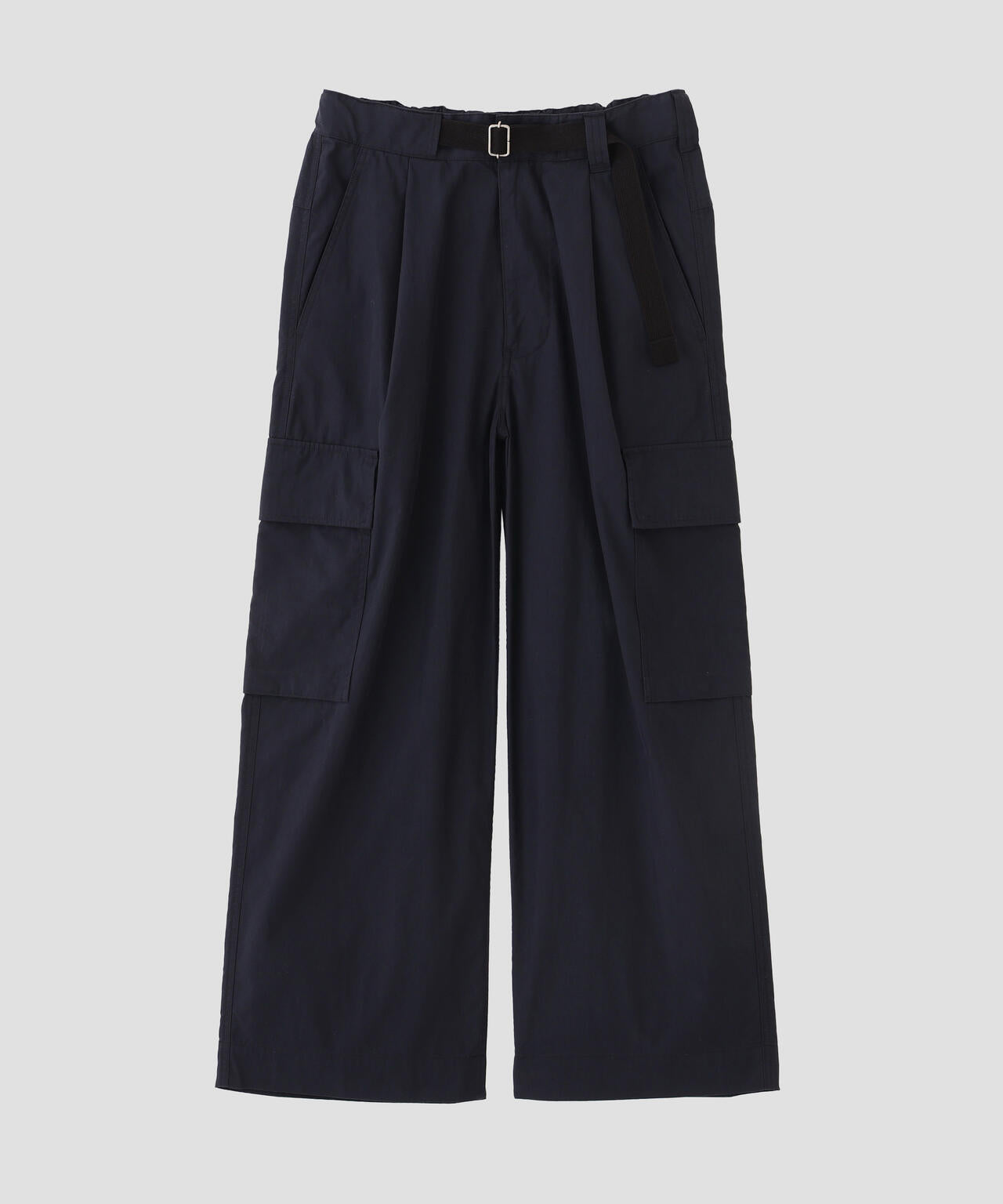WASHED COTTON NYLON TROUSERS