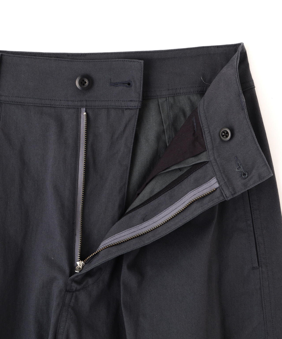 COTTON NYLON TWILL TROUSERS