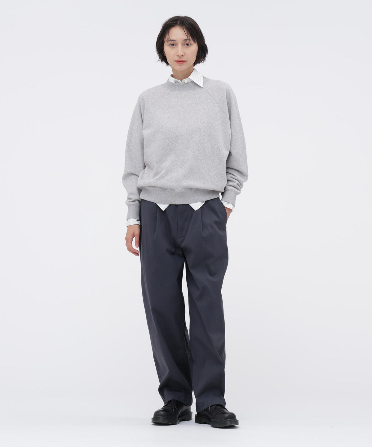 COTTON NYLON TWILL TROUSERS