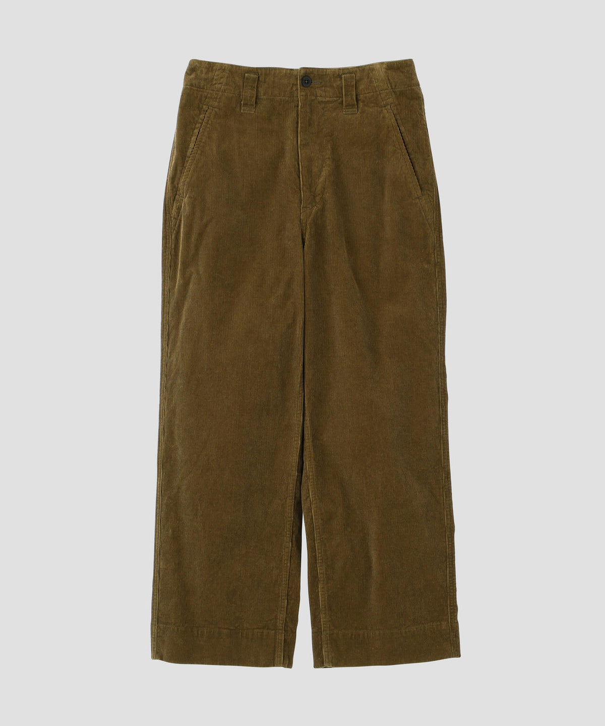 DRY COTTON NEEDLECORD TROUSERS