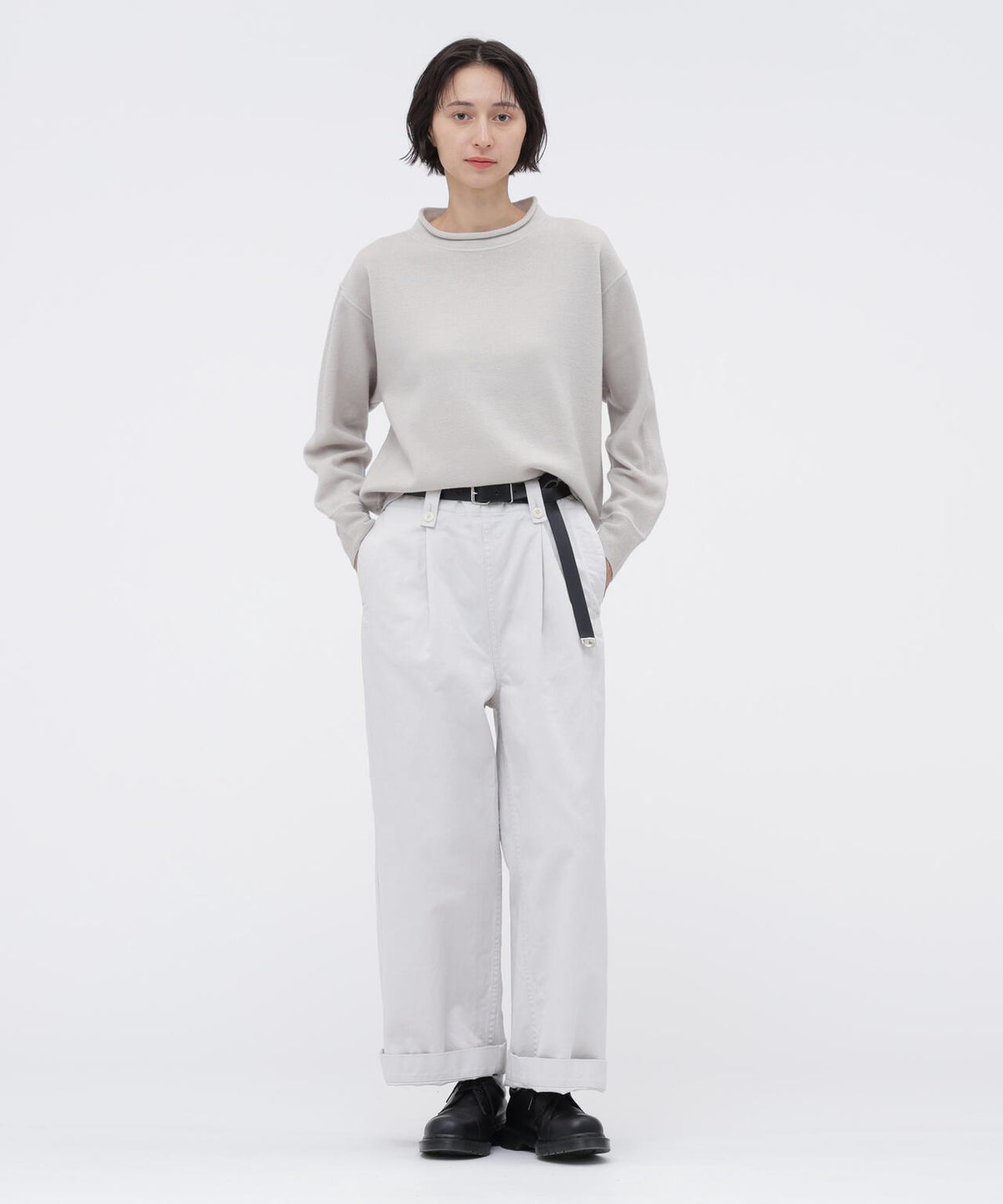 ORGANIC COTTON CHINO TWILL TROUSERS