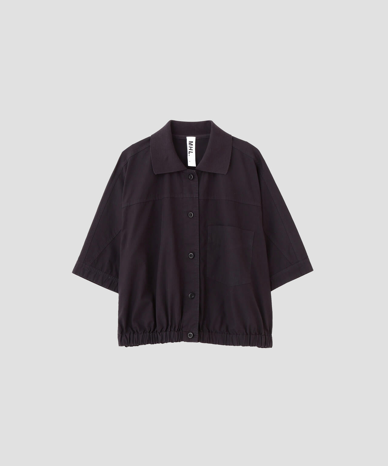 GARMENT DYED COTTON POPLIN SHIRT