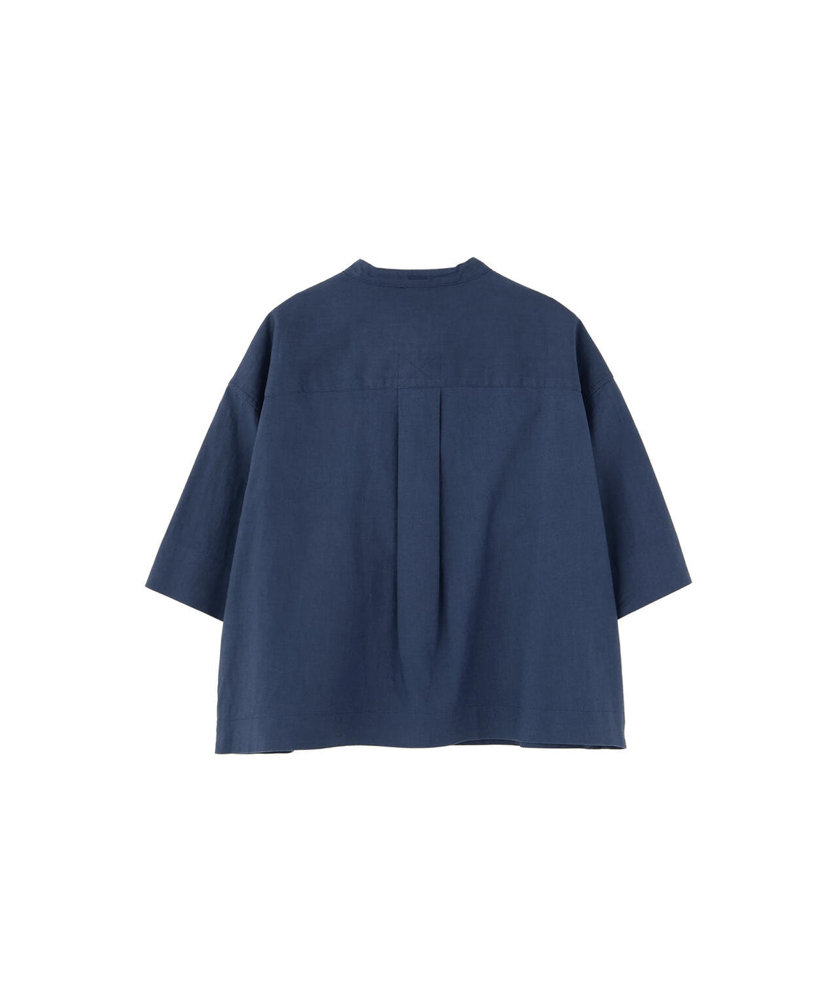 SURFACE DYED COTTON LINEN SHIRT