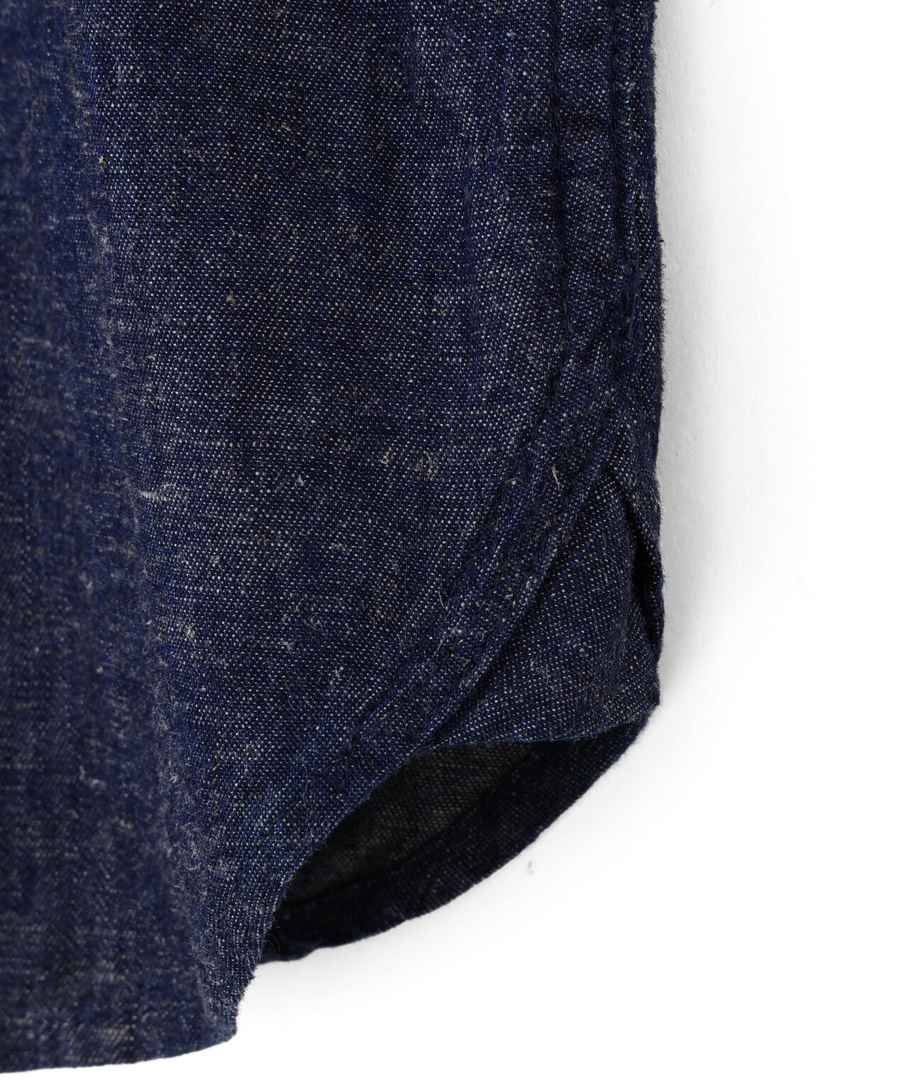 COTTON LINEN DENIM SHIRT