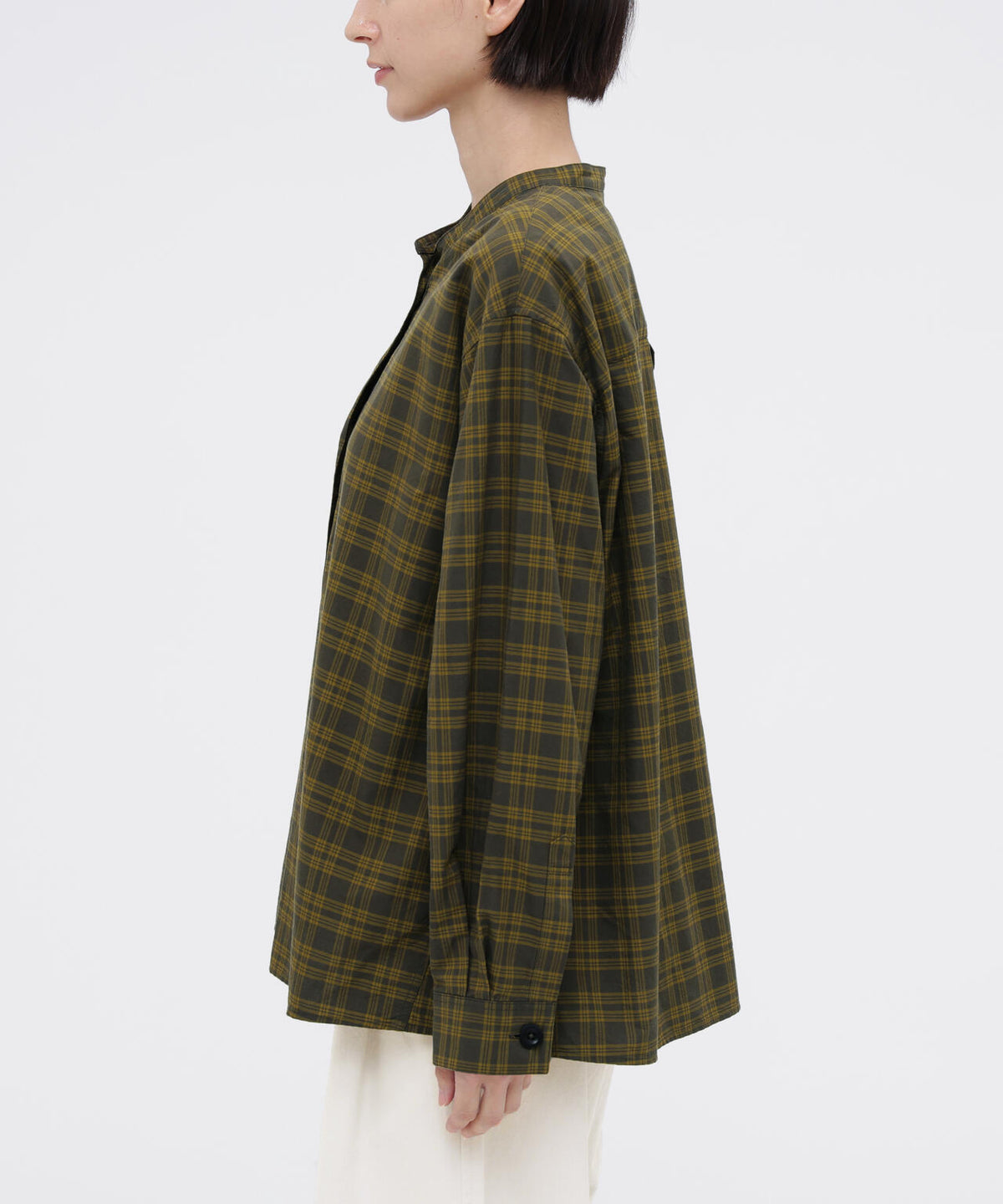TONAL COTTON CHECK SHIRT