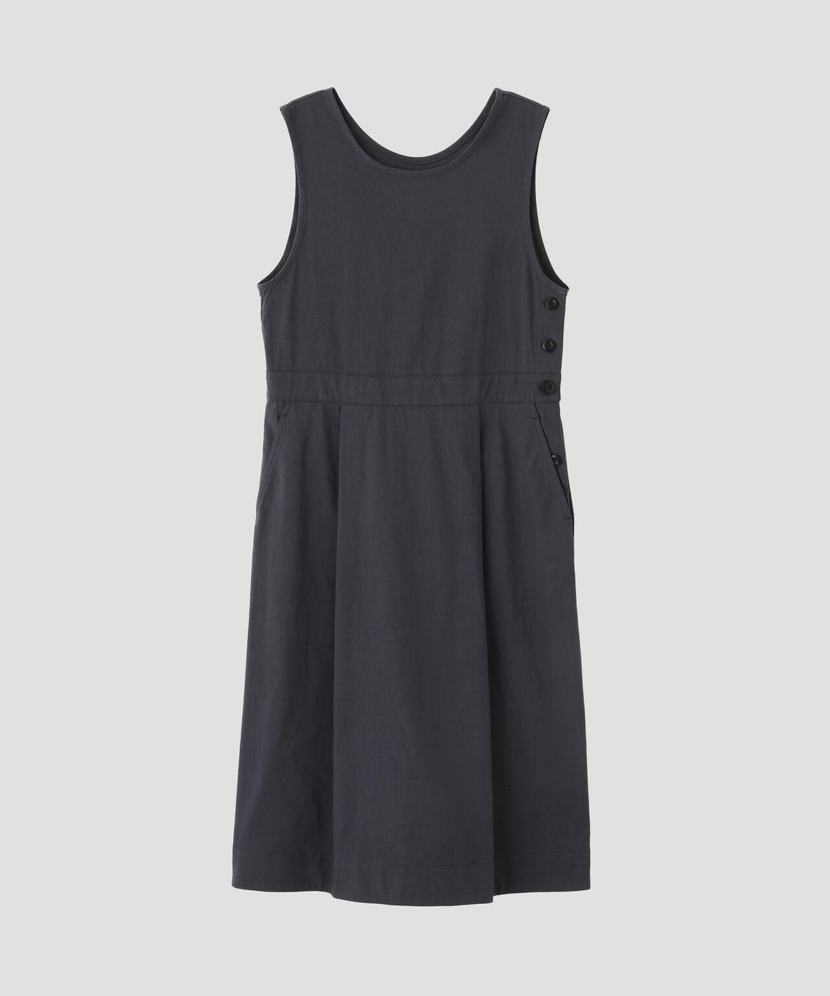 COTTON NYLON TWILL DRESS