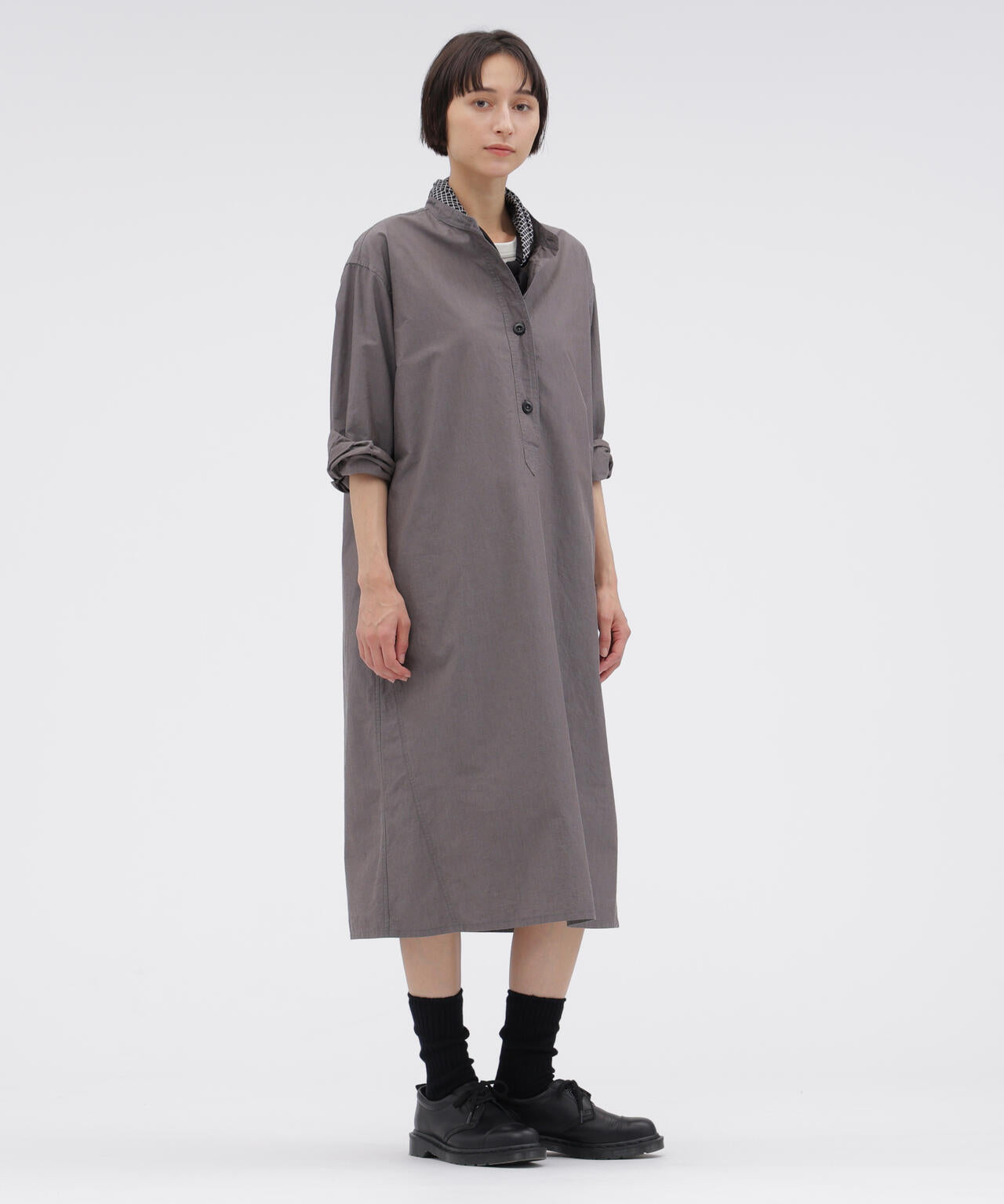 END ON END WEAVE COTTON DRESS