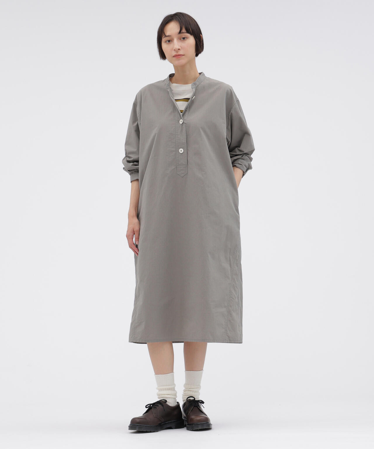 END ON END WEAVE COTTON DRESS