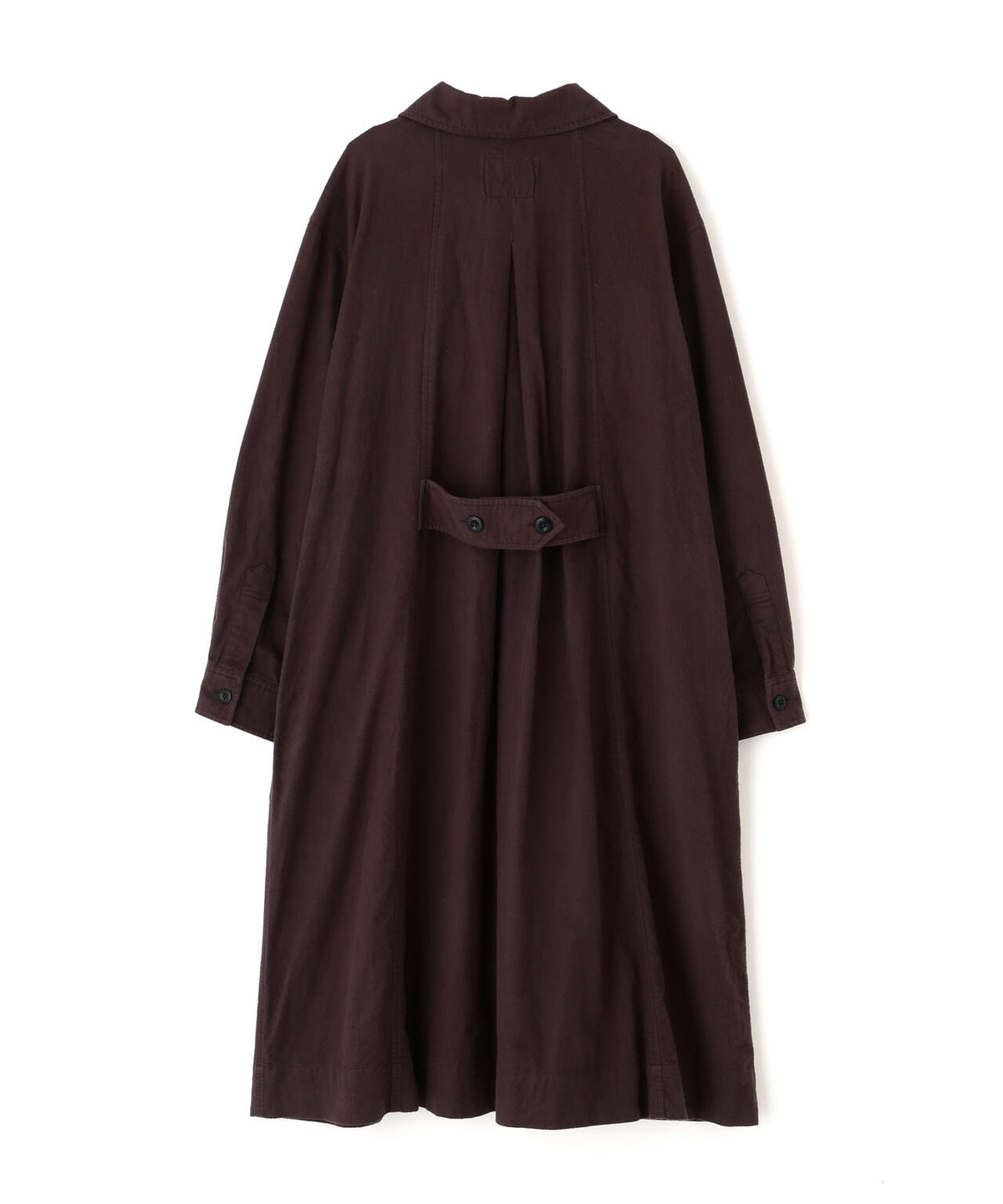 COMPACT BRUSHED COTTON DRESS