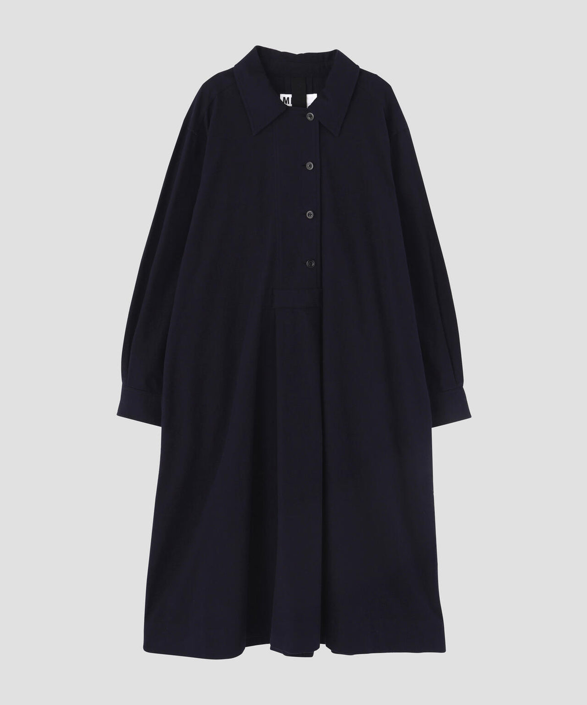 COMPACT BRUSHED COTTON DRESS