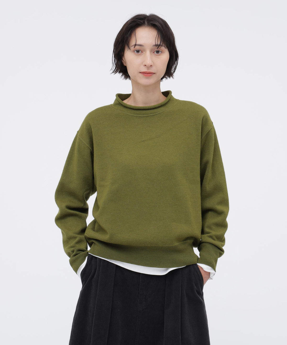 FELTED ROUGH WOOL KNITWEAR