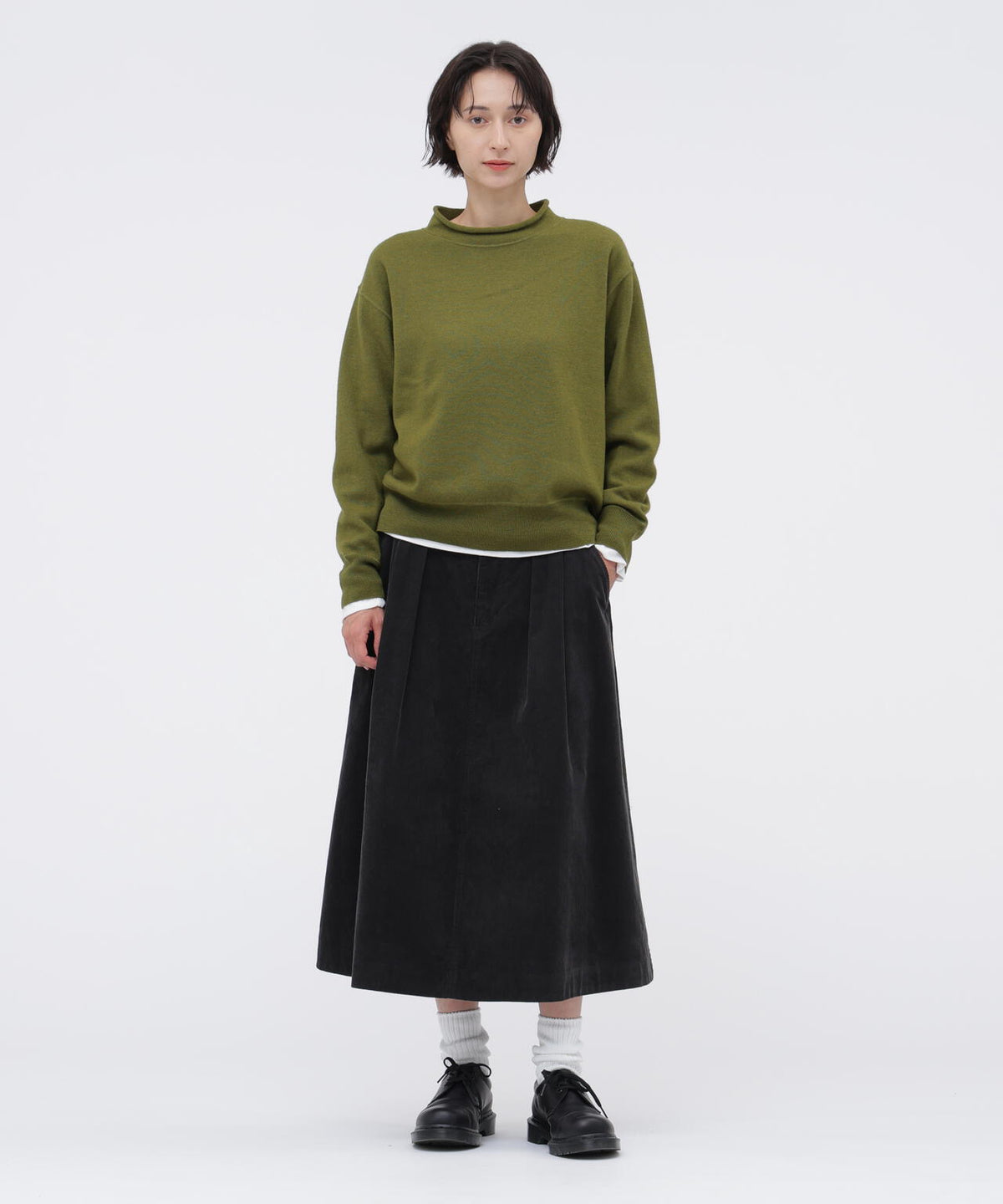 FELTED ROUGH WOOL KNITWEAR