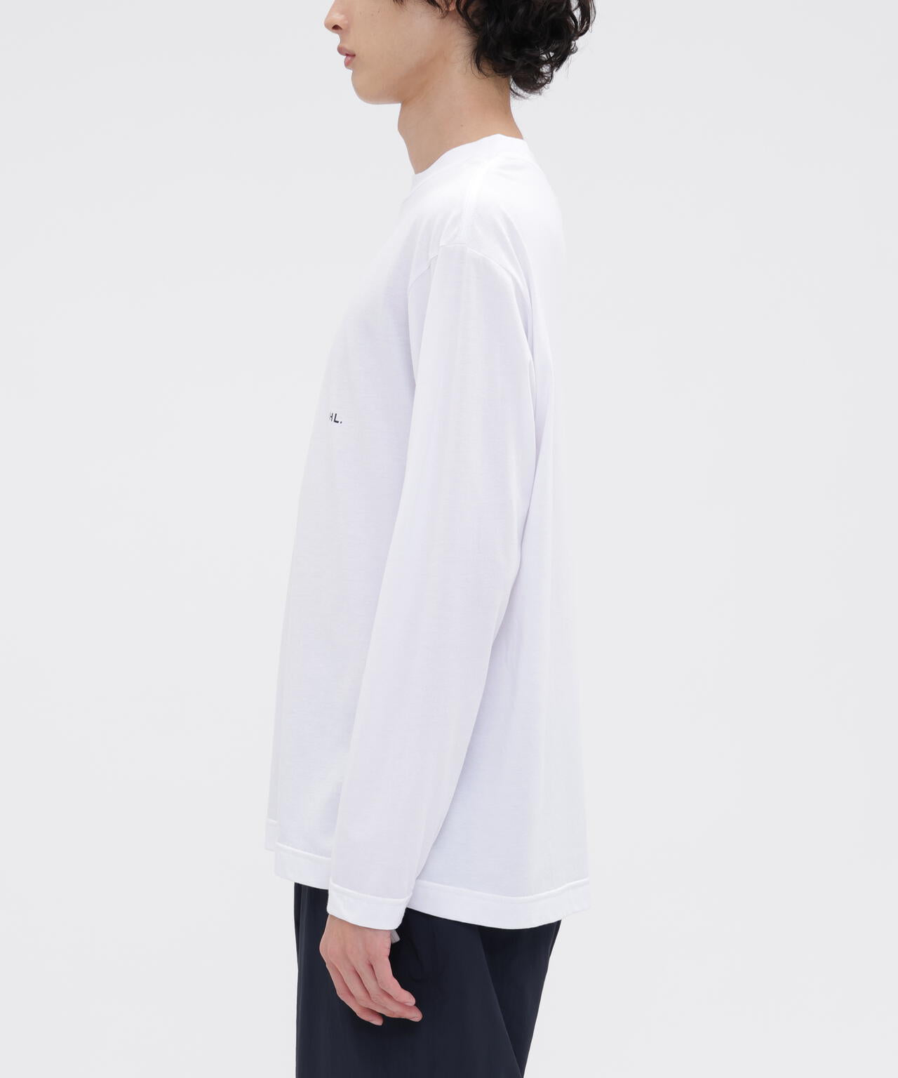 MHL. UTILITY WEAR COTTON POLYESTER PLAIN JERSEY TOP