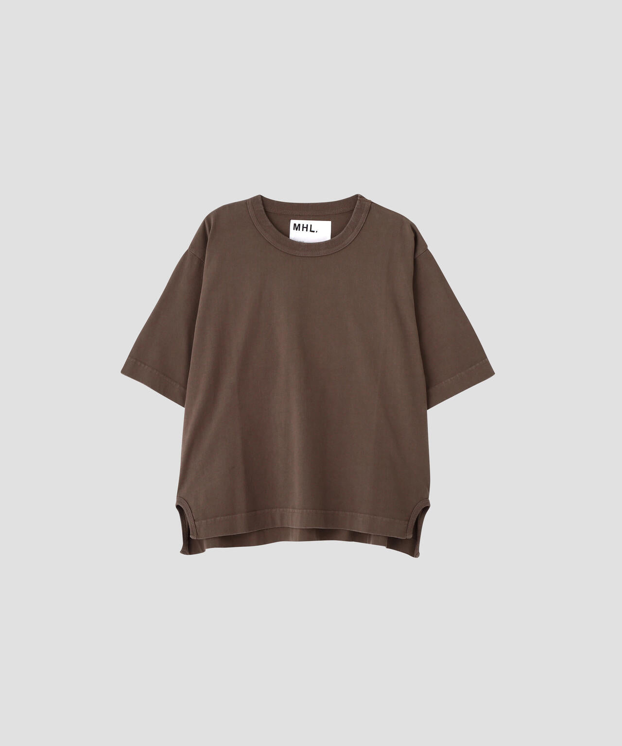 FADED ROUGH COTTON JERSEY TOP