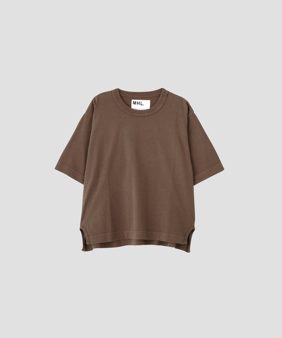 FADED ROUGH COTTON JERSEY TOP