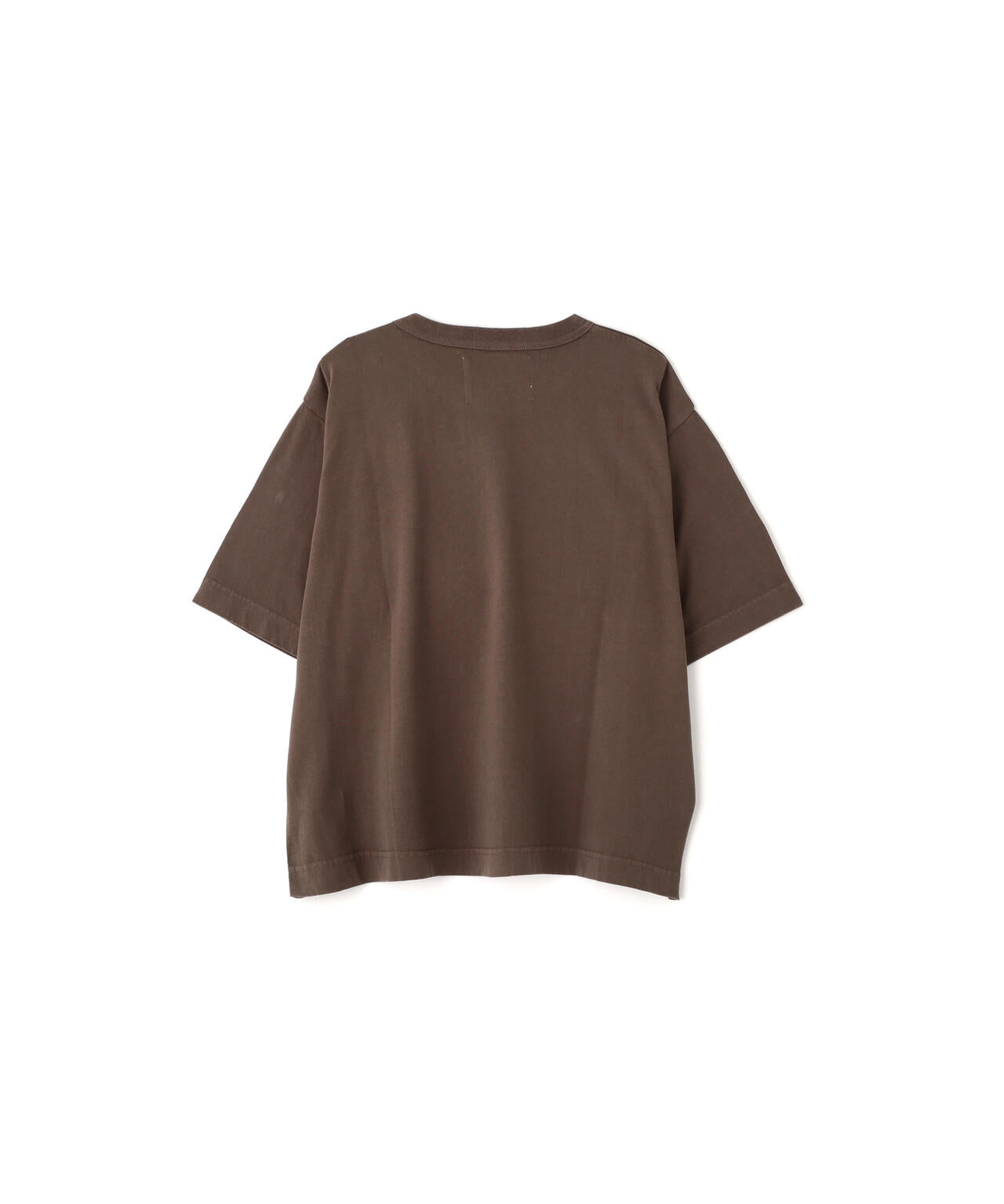 FADED ROUGH COTTON JERSEY TOP