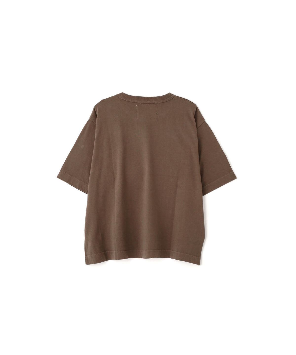 FADED ROUGH COTTON JERSEY TOP