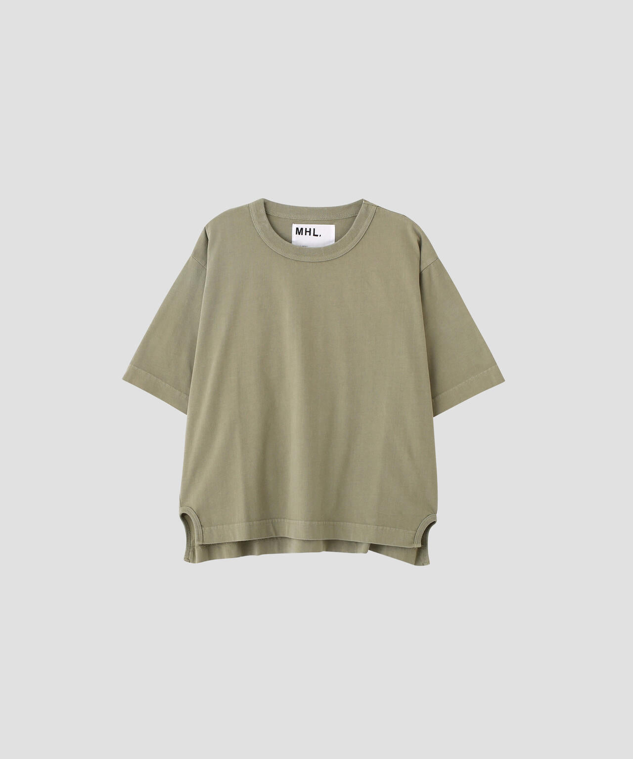 FADED ROUGH COTTON JERSEY TOP