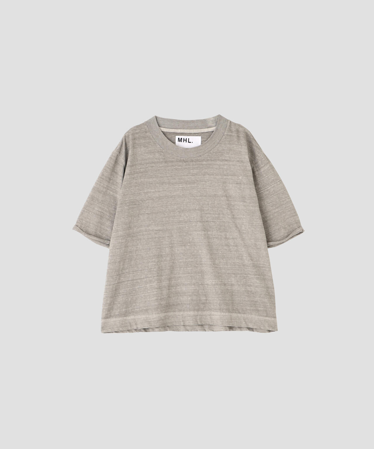 CARBON DYED COTTON LINEN TOP