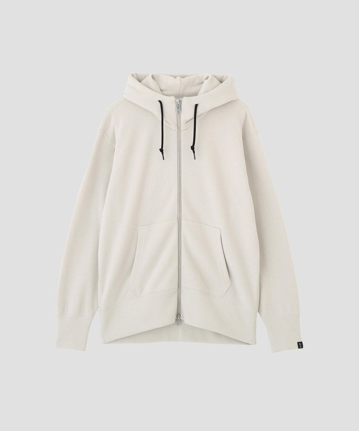 LIGHT LOOPBACK COTTON ZIP HOODY