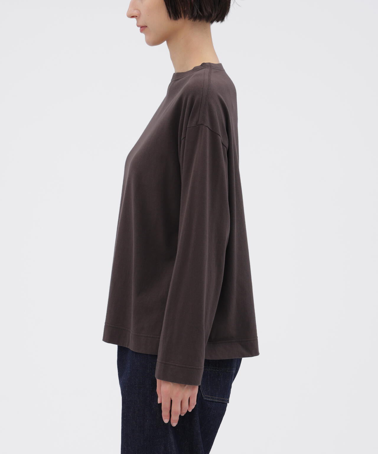SMOOTH COTTON JERSEY TOP