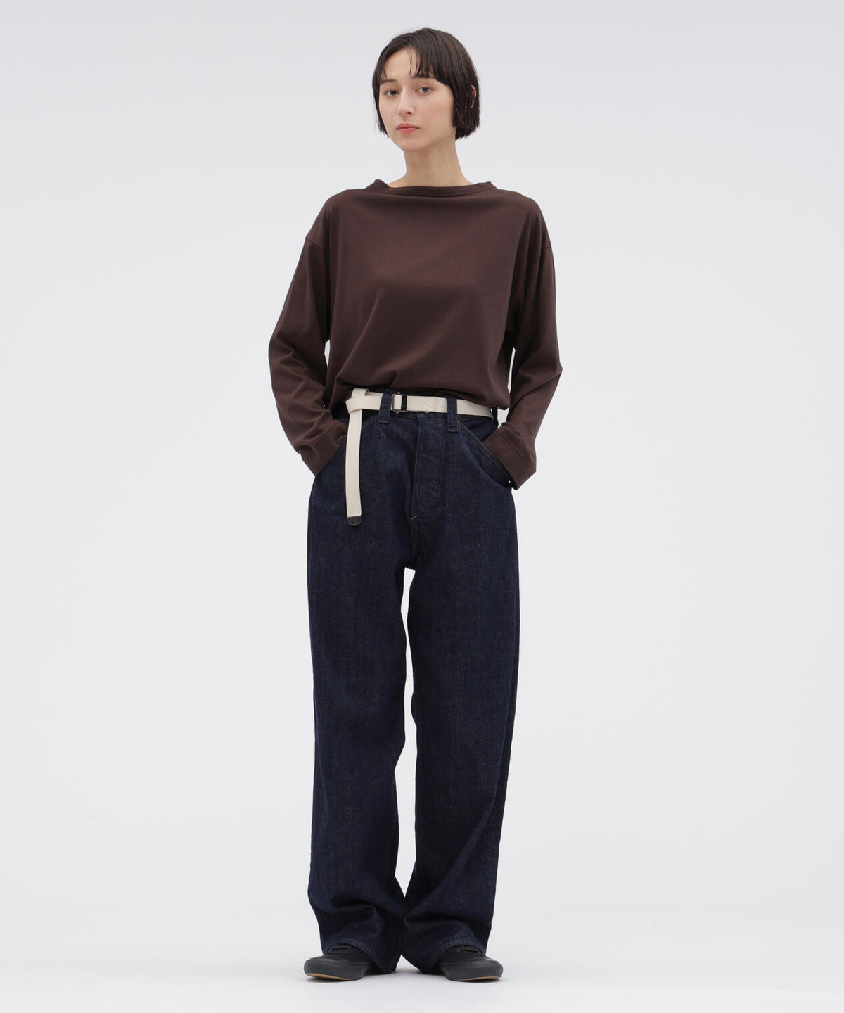 SMOOTH COTTON JERSEY TOP