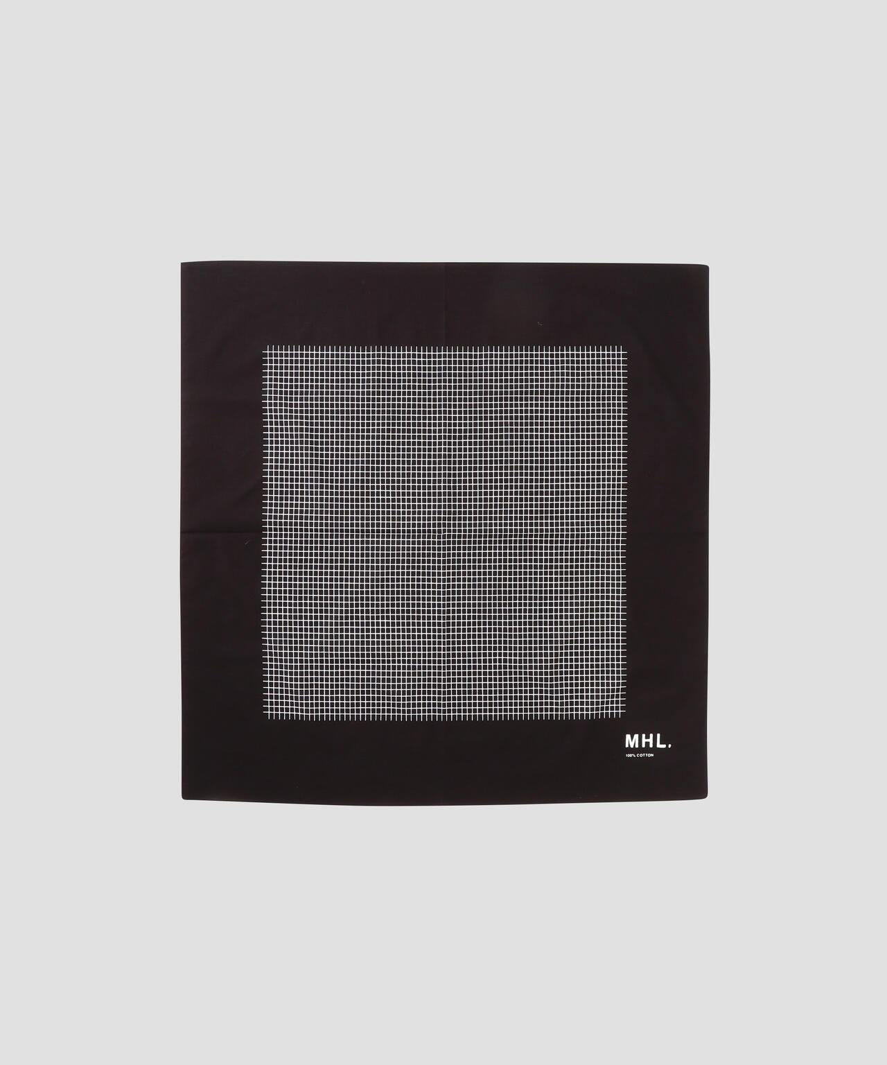 PLAIN GRID SCARF