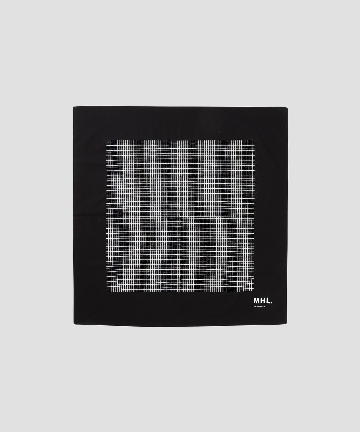 PLAIN GRID SCARF