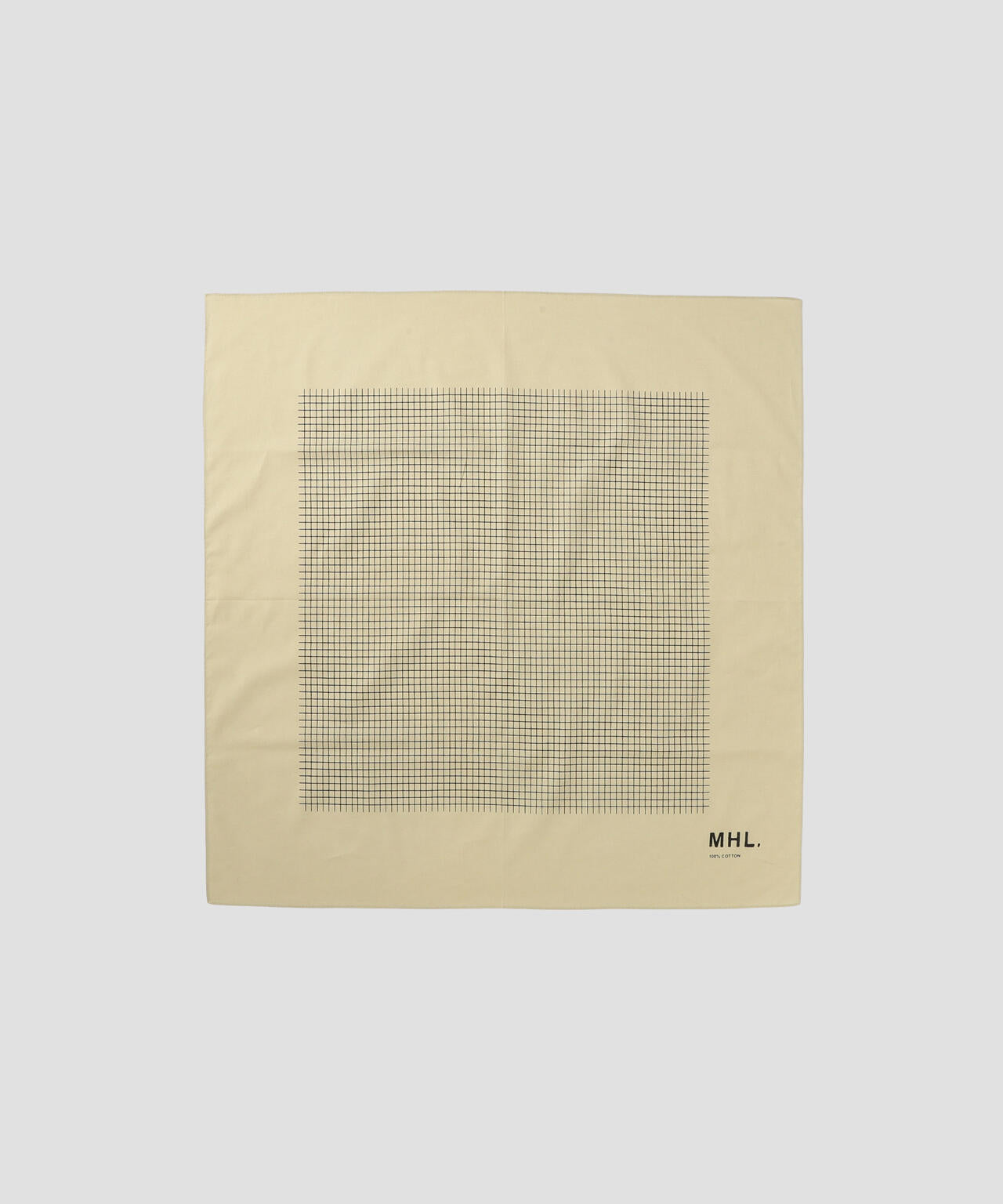 PLAIN GRID SCARF