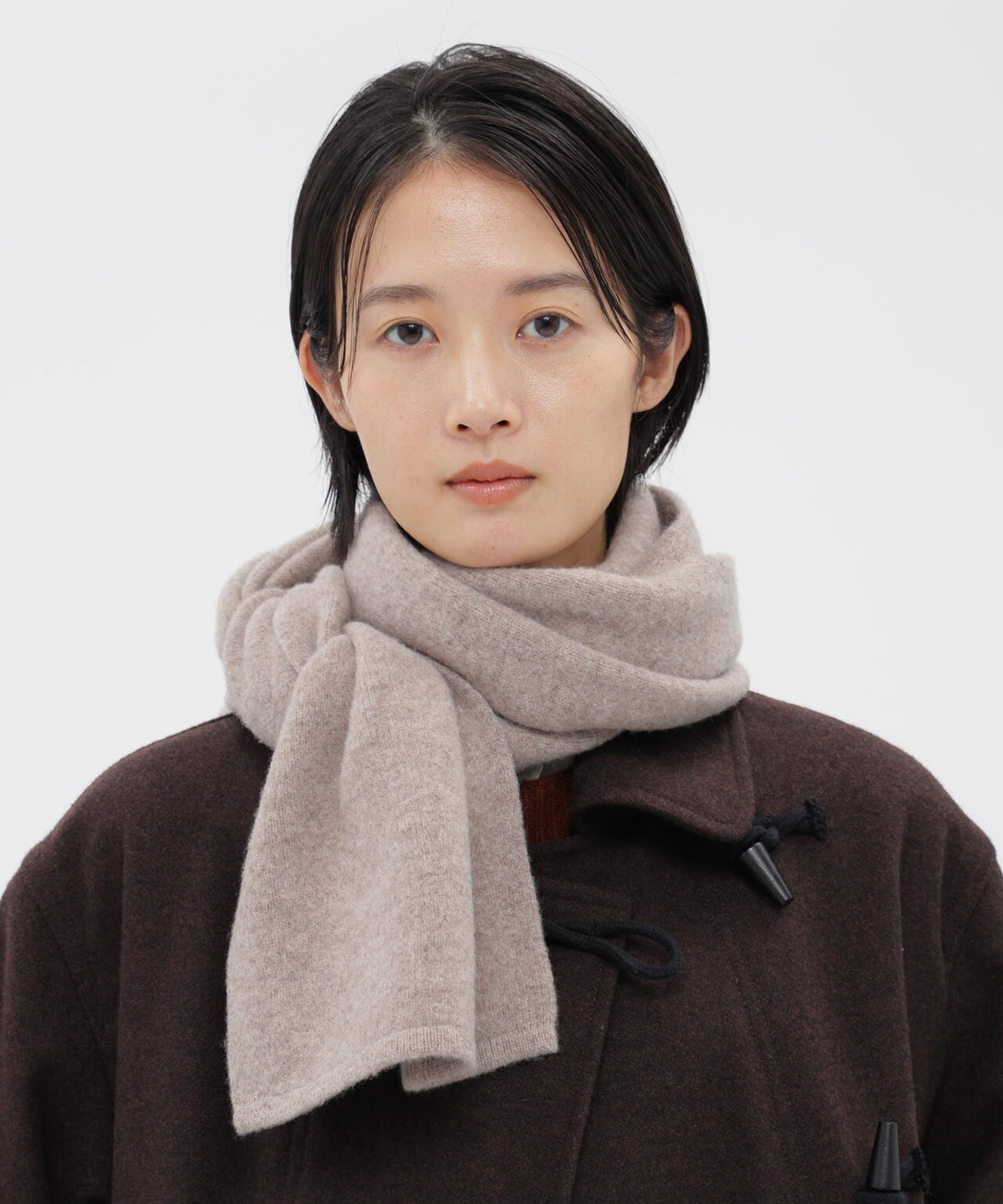 FELTED DRY WOOL SCARF
