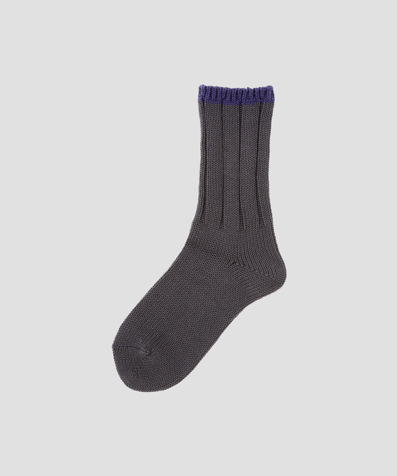 WOMEN TIPPED COTTON RIB SOCKS