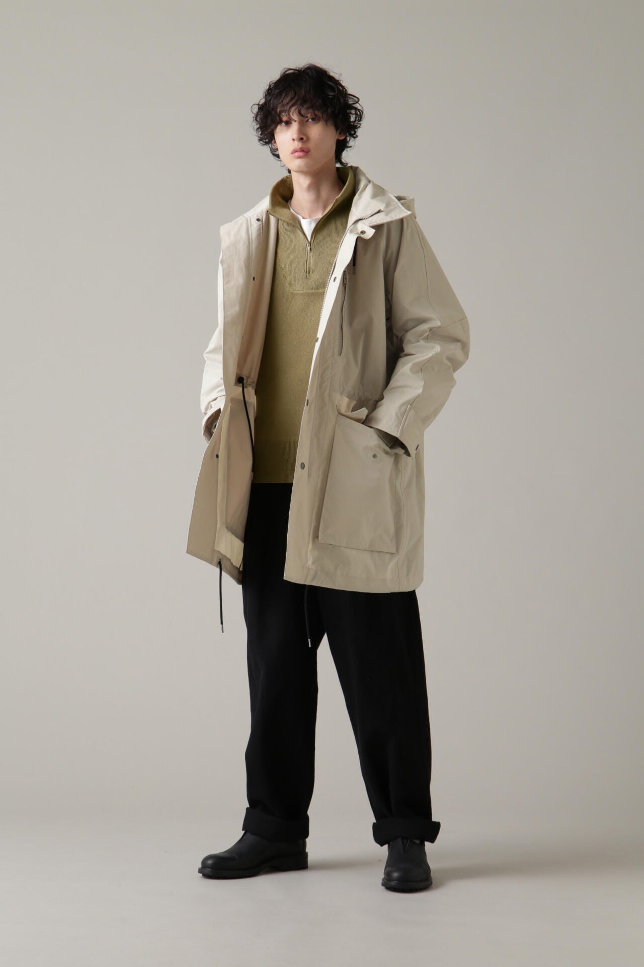WORN LINEN COTTON DRILL
